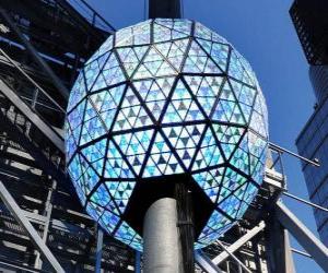 пазл Мяч на новый год, Таймс-сквер, Манхэттен, Нью-Йорк